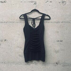 90s rampage ruched top / mini dress